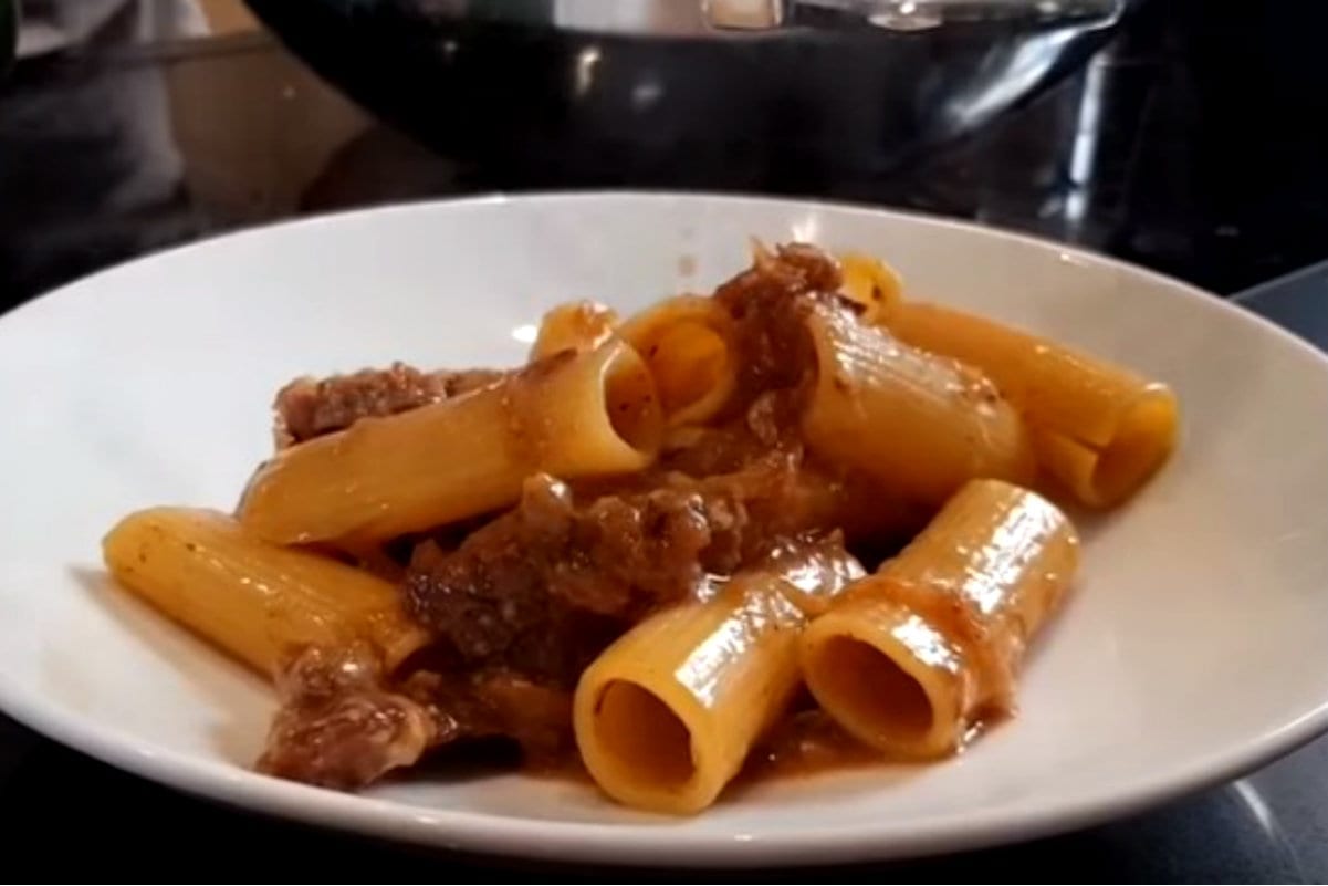 Pasta alla genovese by chef Max Mariola