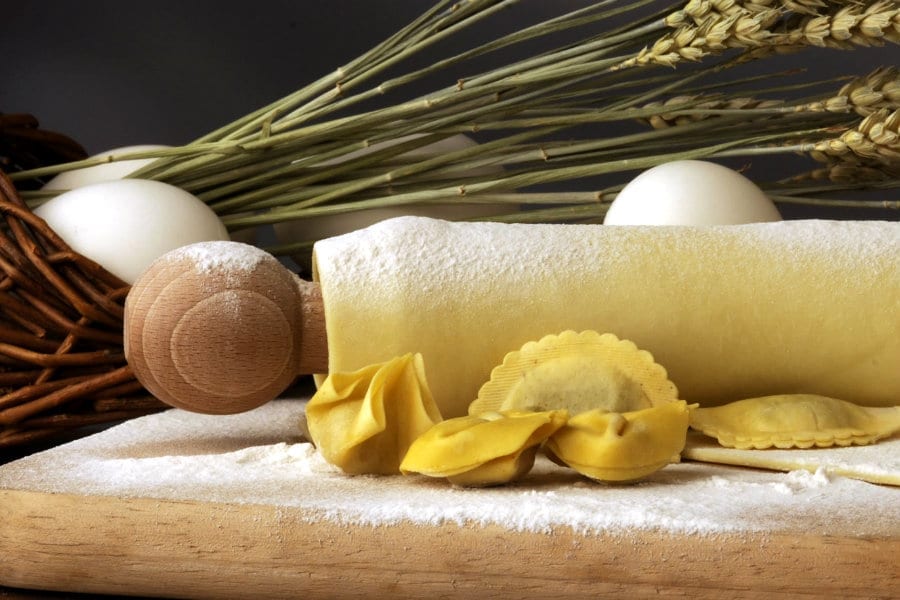 Tortelli e mezzelune del pastificio Assirelli