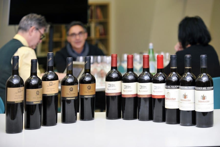 Degustazioni dell'Aglianico di Paternoster