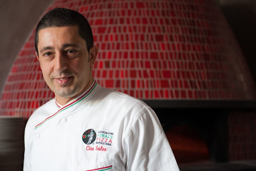 Ciro Salvo of pizzeria 50 kalò in Naples, Italy