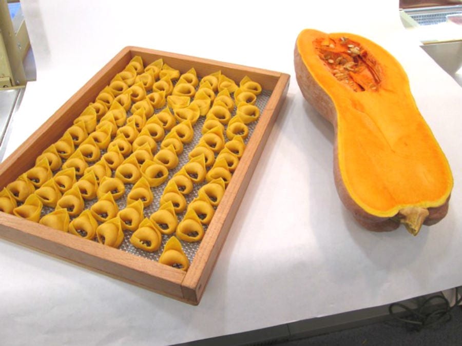 Tortelloni alla zucca del pastificio Simoni