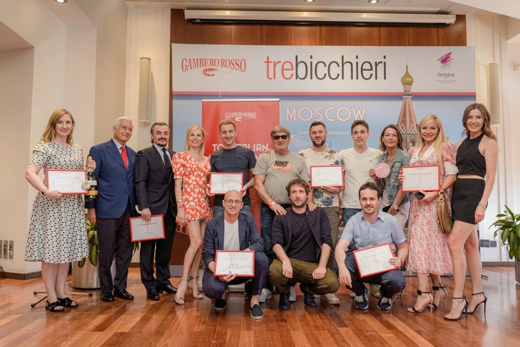 Find out more about Tre Bicchieri in Russia