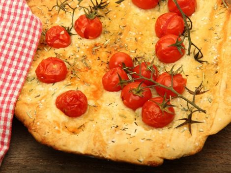 Baking recipes. How to make Italian potato focaccia