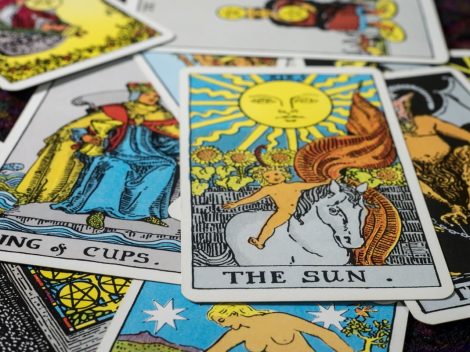 A book explains how to use tarot cards in the kitchen to capture the right energies