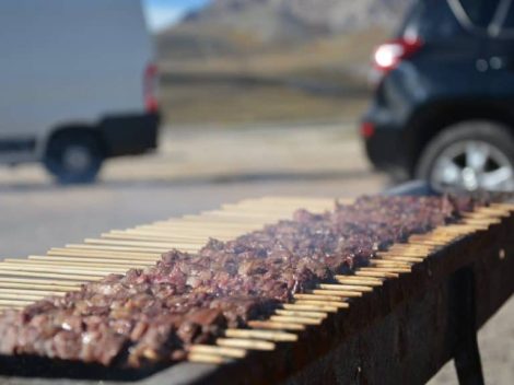 The bikers' favorite spot where you find the best arrosticini in Abruzzo