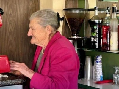 The oldest barista in Italy is located in Piedmont: she opened her bar on May 1st, 1958