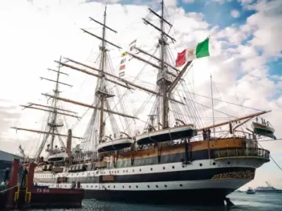 From Los Angeles to the Mediterranean: Italian gastronomic culture travels the world on the Amerigo Vespucci
