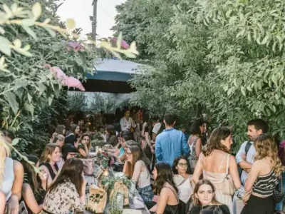 In Milan, a farmhouse has been transformed into a vegetarian cocktail bar