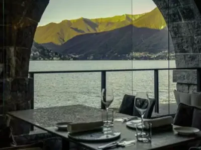 On Lake Como, there’s a grand restaurant born inside an old boathouse