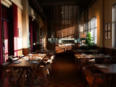 The very Milanese restaurant opened in a former railway depot