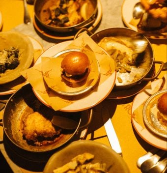 selection of food at Trogolo