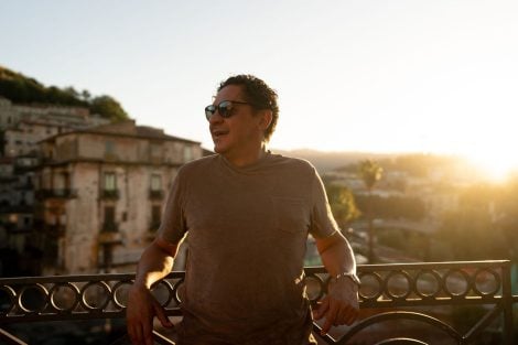 Mazzei on the terrace