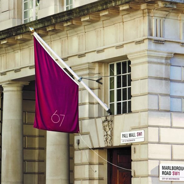 Outside of 67 Pall Mall