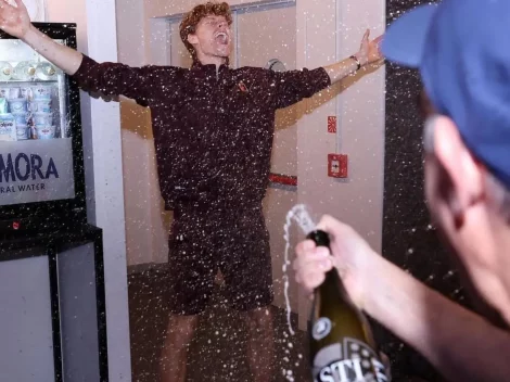 Jannik Sinner toasts ATP victory with Asti, but Italian newspapers call it 'Champagne'